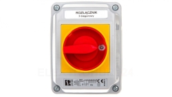 Łącznik krzywkowy 0-1 3P 16A w obudowie ŁK16R-2.8211OB2ZC