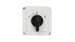 Łącznik krzywkowy 1-0-2 3P 25A w obudowie 4G25-53-PK R114 63-840345-031