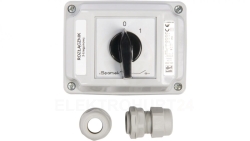 Łącznik krzywkowy 0-1 3P 25A w obudowie ŁK25R-2.8211OB2