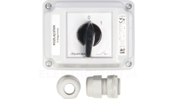 Łącznik krzywkowy 0-1 4P 25A w obudowie ŁK25R-2.8210OB2