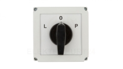 Łącznik krzywkowy L-0-P 3P 40A w obudowie 4G40-11-PK R214 63-840309-041