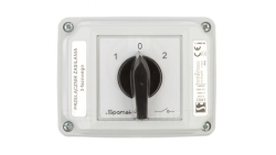 Łącznik krzywkowy 1-0-2 3P 63A w obudowie ŁK63-3.8380OB3