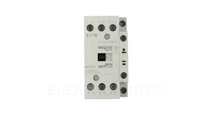 Stycznik mocy 17A 3P 230V AC 0Z 1R DILM17-01(230V50HZ,240V60HZ) 277036