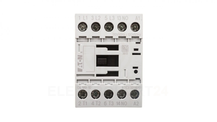 Stycznik mocy 9A 3P 110V AC 1Z 0R DILM9-10(110V50HZ,120V60HZ) 276687