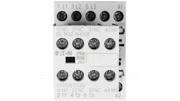 Stycznik mocy 7A 3P 24V DC 2Z 2R DILM7-22(24VDC) 106367
