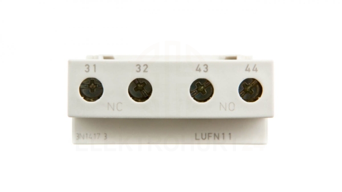 Styk pomocniczy 1Z 1R montaż od góry LUFN11