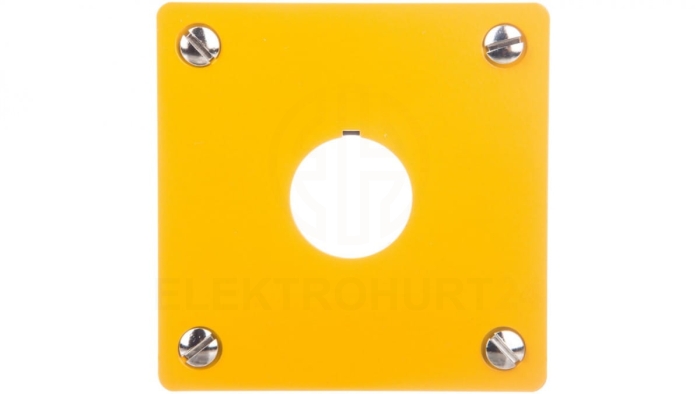Płyta czołowa do montażu podtynkowego 1-otwór (żółta) 22mm M22-EY1 216542