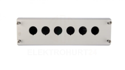 Obudowa kasety 6-otworowa 22mm szara IP67 M22-I6 216540