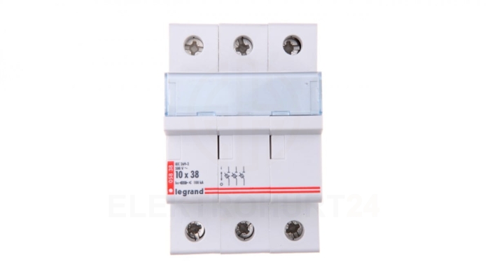 Rozłącznik bezpiecznikowy cylindryczny 3P 10x38mm RB338 005838