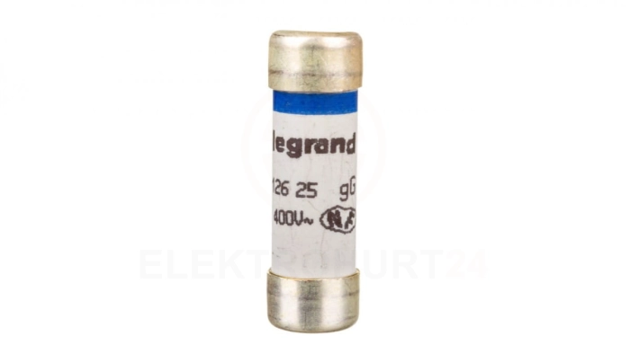 Wkładka bezpiecznikowa cylindryczna 10,3x31,5mm 25A 400V 012625