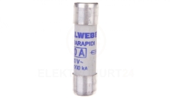 Wkładka bezpiecznikowa cylindryczna 10x38mm 20A aR 600V CH10UQ 002625011