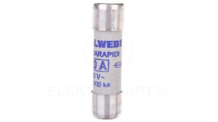 Wkładka bezpiecznikowa cylindryczna 10x38mm 20A aR 600V CH10UQ 002625011