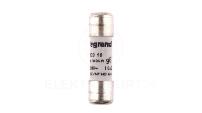 Wkładka bezpiecznikowa cylindryczna 10x38mm 10A gG 500V HPC 013310