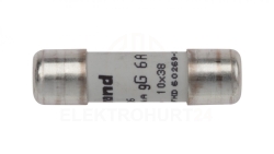 Wkładka bezpiecznikowa cylindryczna 10x38mm 6A gL 500V HPC 013306