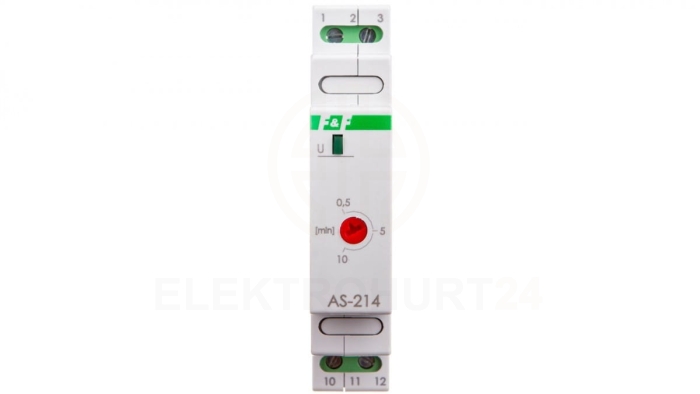 Automat schodowy 16A 24V AC 1Z 0,5-10min AS-214