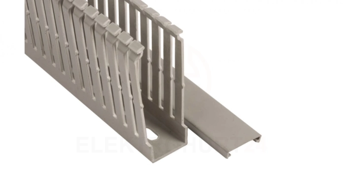 Korytko grzebieniowe 25x80 szare ECS2580 /2m/