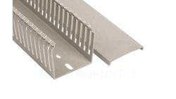 Korytko grzebieniowe samogasnące 60x60 szare z pokrywą UV ECS6060 /2m/