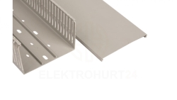 Korytko grzebieniowe samogasnące 120x80 szare z pokrywą UV ECS12080 /2m