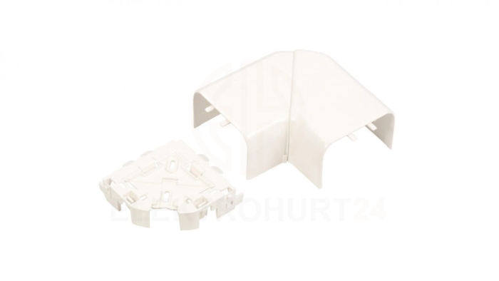 Naroże kanału płaskie regulowane DLP 80x35/50 białe 010767