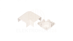 Naroże kanału płaskie regulowane DLP 50x105 białe 010785