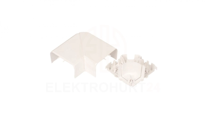 Naroże kanału płaskie regulowane DLP 50x105 białe 010785