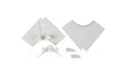 Naroże kanału wewnętrzne regulowane DLP 65x150/195/220 /1x przegroda/ 010607