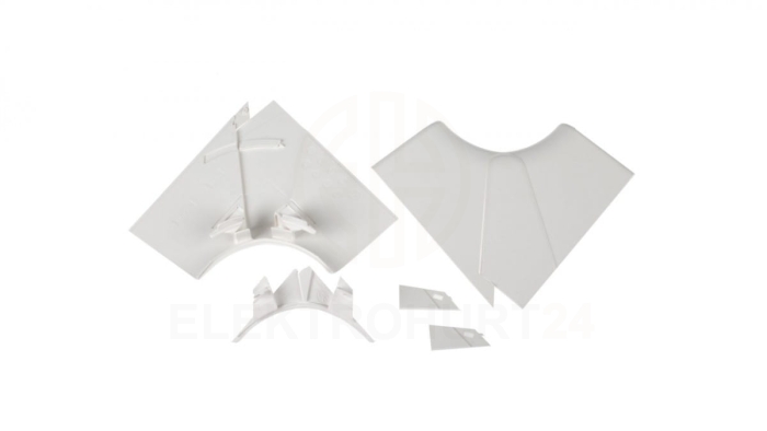 Naroże kanału wewnętrzne regulowane DLP 65x150/195/220 /1x przegroda/ 010607