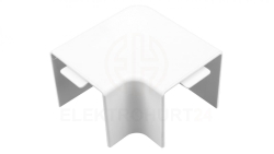 Naroże płaskie kanału WDK 40x40 HF40040RW białe 6192831 /4szt./