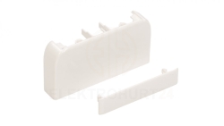 Końcówka kanału DLP 105x50 biała 010702