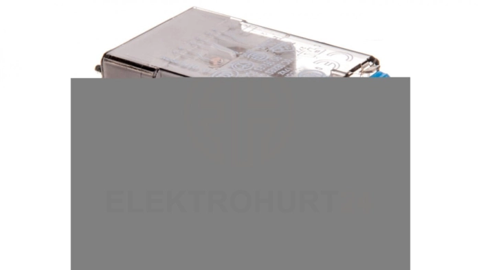 Przekaźnik miniaturowy 3P 10A 24V DC przycisk testujący mechaniczny wskaźnik zadziałania AgNi 60.13.9.024.0040
