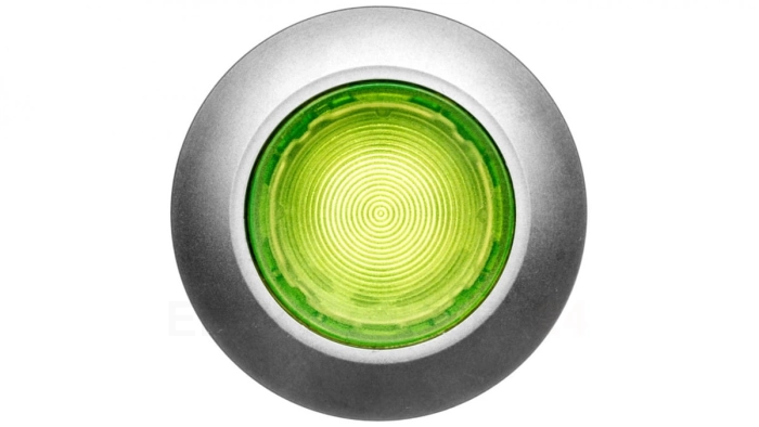 Napęd przycisku 30mm zielony z podświetleniem bez samopowrotu metalowy matowy IP69k Sirius ACT 3SU1061-0JA40-0AA0
