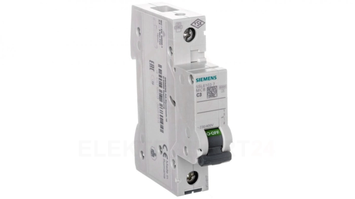 Wyłącznik nadprądowy 1P C 3A 6kA AC 5SL6103-7