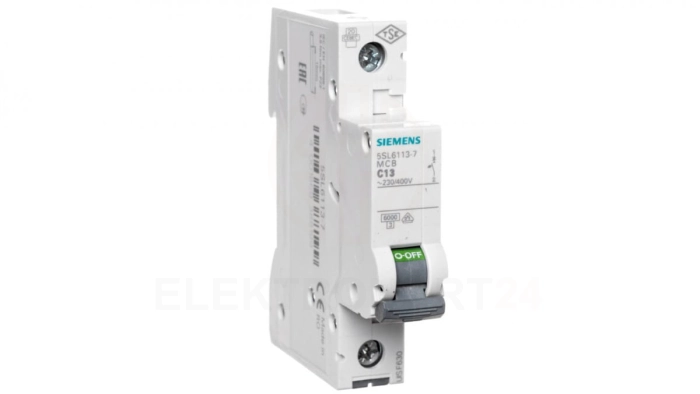 Wyłącznik nadprądowy 1P C 13A 6kA AC 5SL6113-7