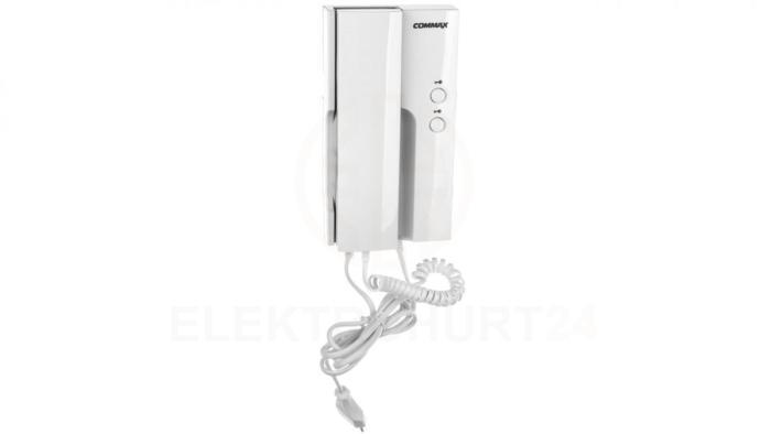 Unifon słuchawkowy 2 przyciski 230V biały DP-2HPR