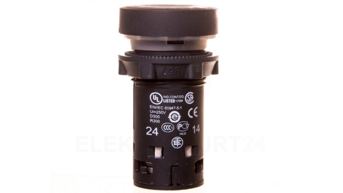 Przycisk z samoczynnym powrotem czarny 2NO XB7NA23 XB7NA23