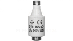 Wkładka bezpiecznikowa BiWtz 16A DTII gG 500V LE2716