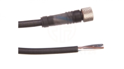 Złącze żeńskie M8 proste 4-pinowe kabel 5m PUR XZCP0941L5