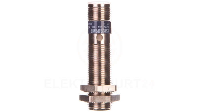 Czujnik indukcyjny M12 2mm zakryty 12-24V DC PNP 1R połączenie M12 3-piny XS112B3PBM12