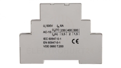 Styk pomocniczy 1Z 1R montaż boczny HS11 004600173