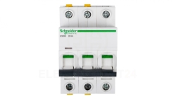 Wyłącznik nadprądowy 3P B 6A 6kA AC iC60N-B6-3 Acti9 A9F03306