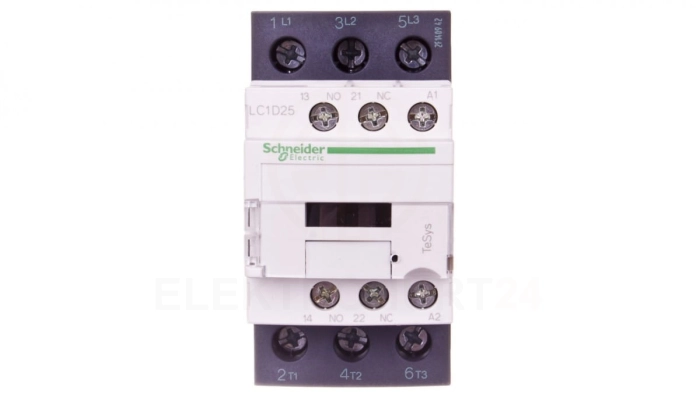 TeSys Deca Stycznik mocy 25A 3P 400V AC 1Z 1R LC1D25V7
