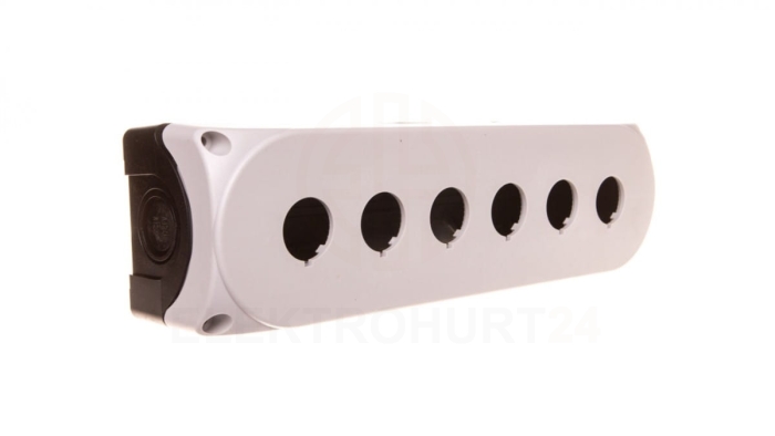Obudowa kasety 6-otworowa 22mm biała IP67 LPZP6A8