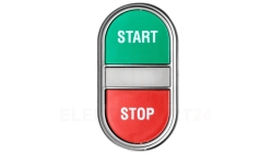 Przycisk dwuklawiszowy zielono/czerwony START-STOP podświetlany z samopowrotem LPCBL7133