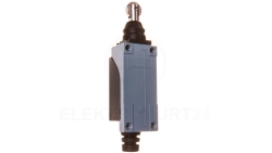 Łącznik krańcowy 1Z 1R metal/tworzywo popychacz z rolką LK112