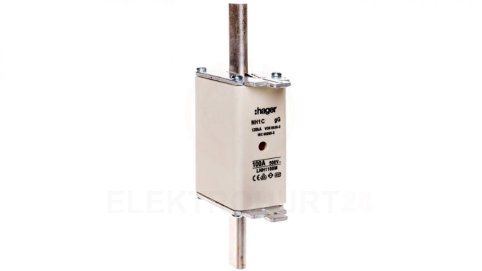 Wkładka bezpiecznikowa NH1C 100A 500V gG LNH1100M