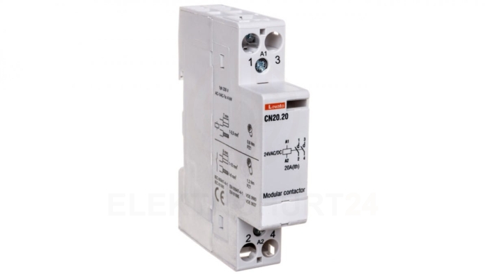 Stycznik modułowy 20A 2Z 0R 24VAC/DC CN2020024