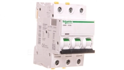 Wyłącznik nadprądowy 3P D 20A 15kA AC iC60H-D20-3 Acti9 A9F08320