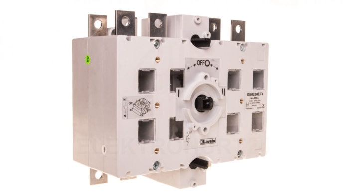 Rozłącznik izolacyjny I-0-II 4P 250A GE0250ET4
