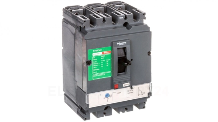 Schneider Electric, Compact CVS, wyłącznik mocy 36kA , wyzwalacz termomagnetyczny 32A , 3P