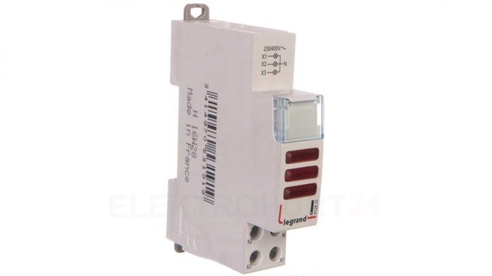 Lampka modułowa 3xLED czerwona 230/400V L434 412933